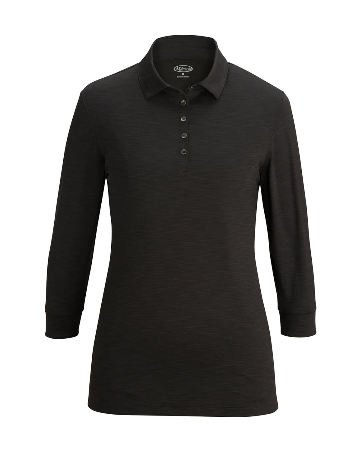 'Edwards 5590 Ladies' 3/4 Sleeve Optical Polo'