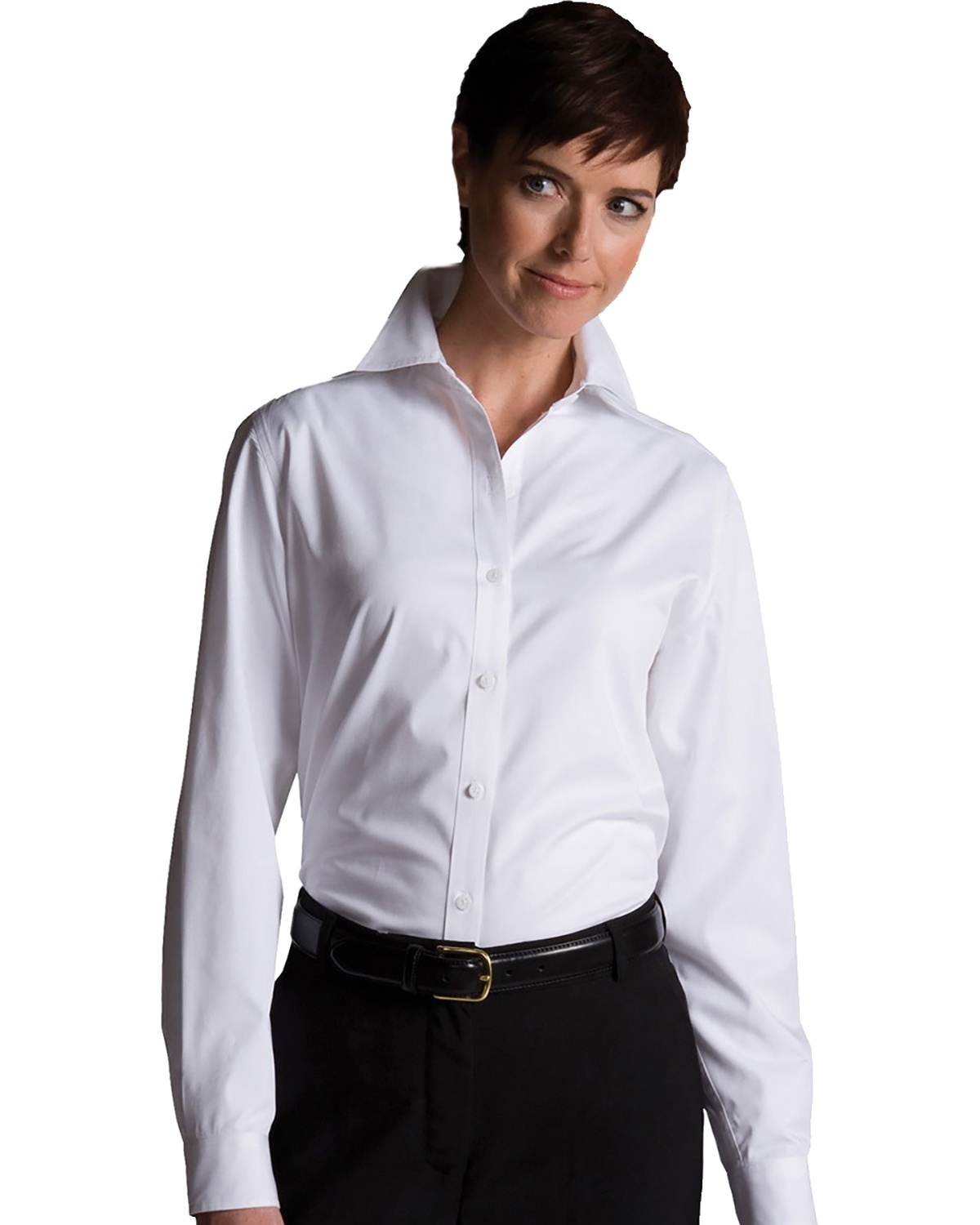 'Edwards 5750 Ladies Cottonplus Long Sleeve Twill Shirt'