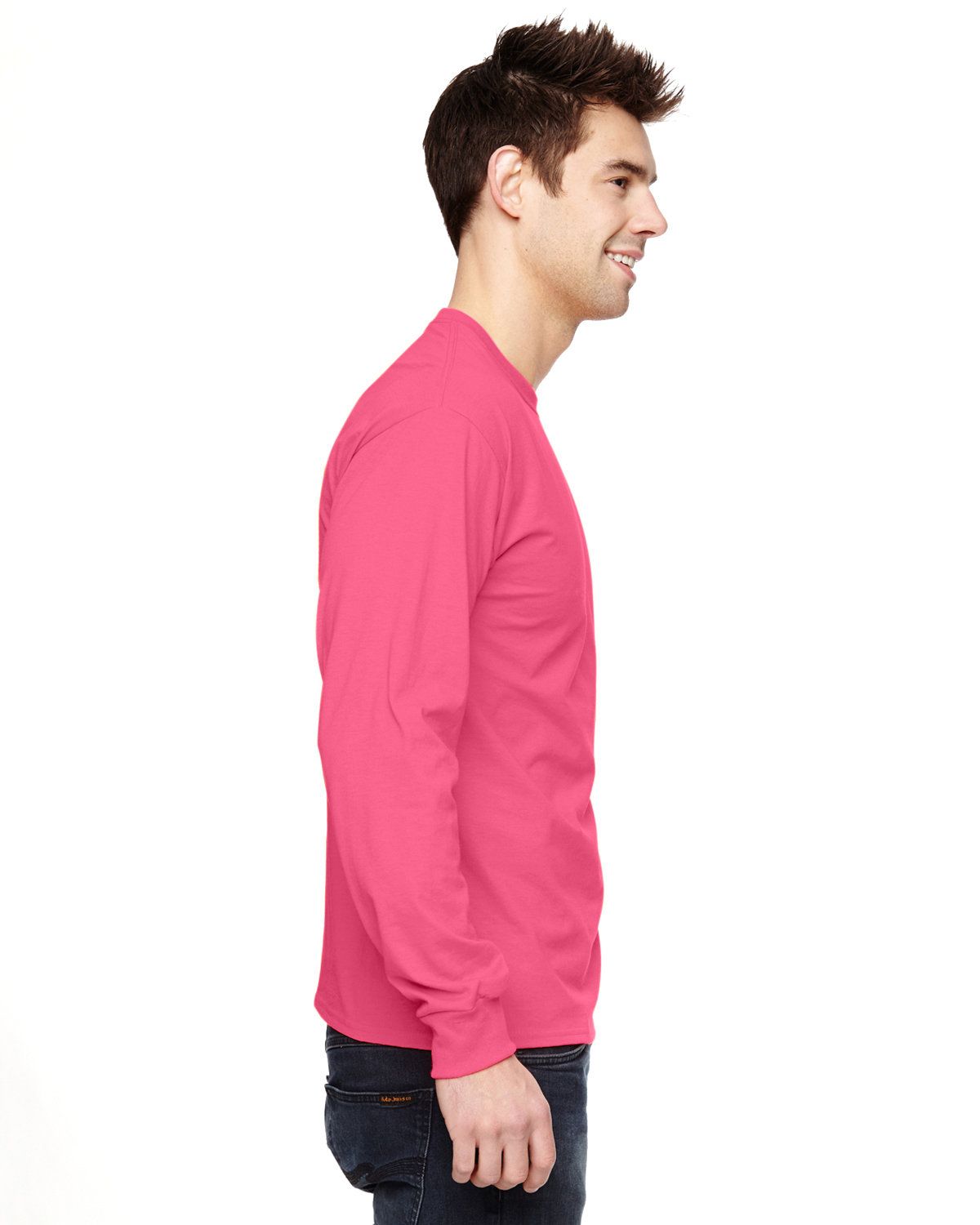 'Fruit of the Loom 4930 Men's Adult Long Sleeve HD Cotton T-Shirt'