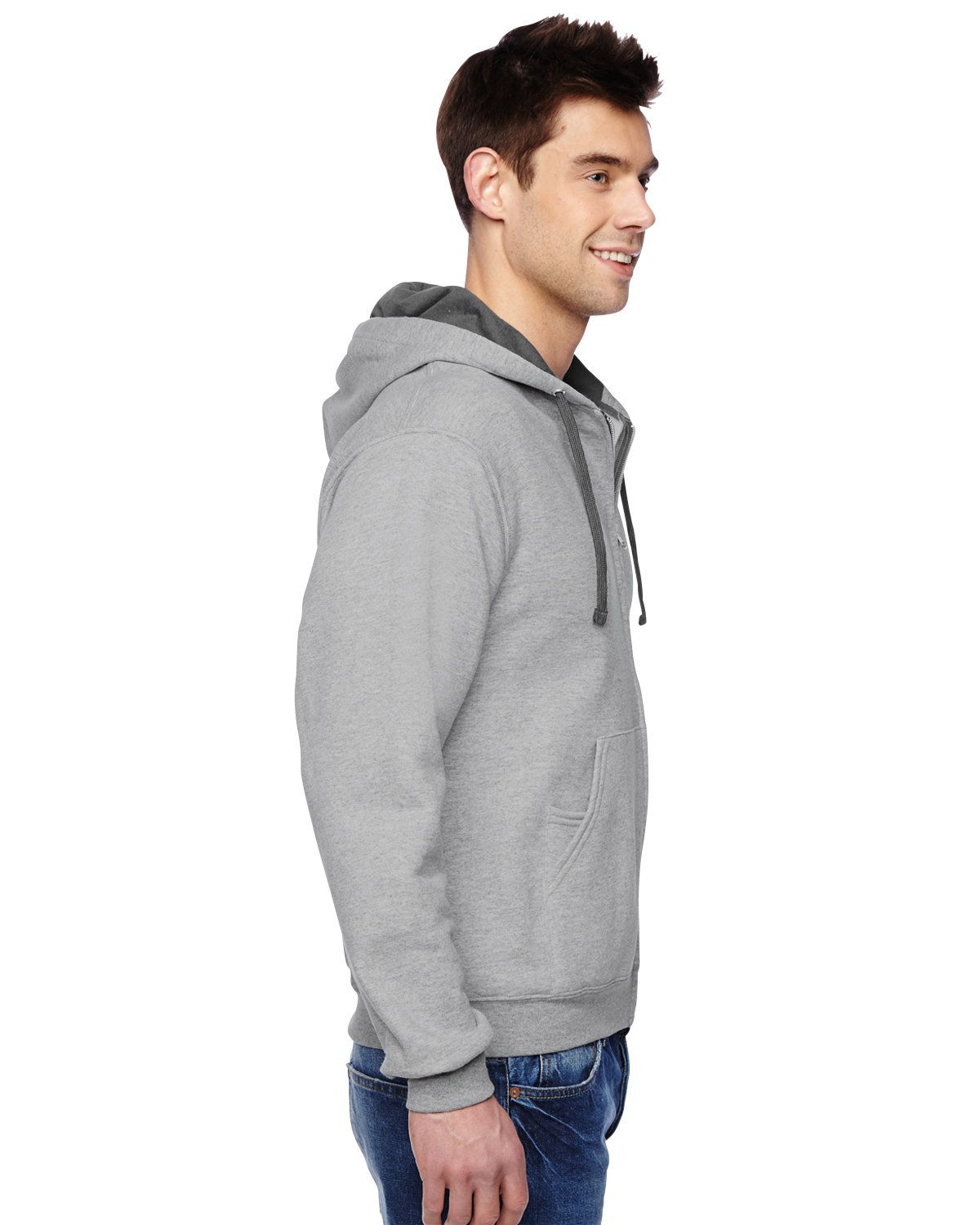 'Fruit of the Loom SF73R Men's Adult SofSpun Full-Zip Hooded Sweatshirt'