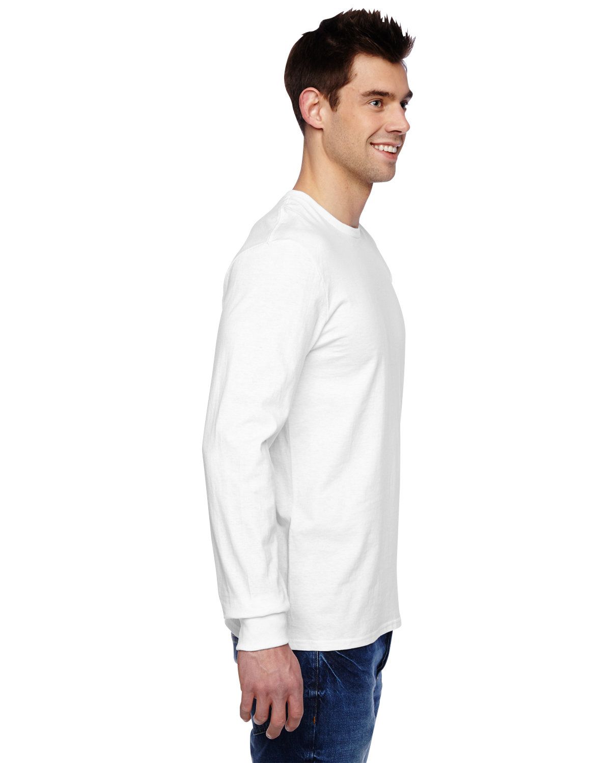 'Fruit Of The Loom SFLR Men's Sofspun Cotton Jersey Long Sleeve T-Shirt'