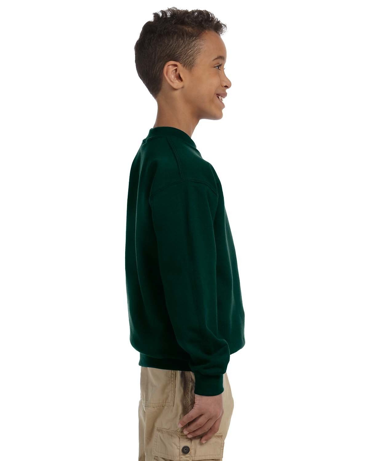 'Gildan G180B Youth Heavy Blend Cotton/Poly Fleece Crew'