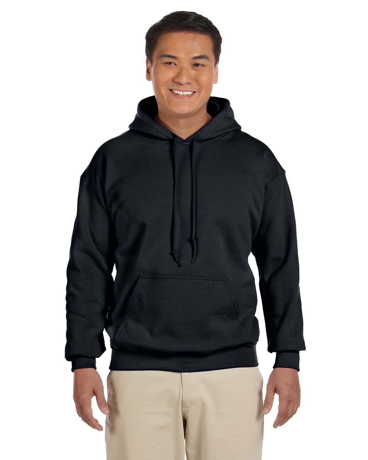 Gildan Mens Soft Pouch Pockets Full Zip Hooded Sweatshirt