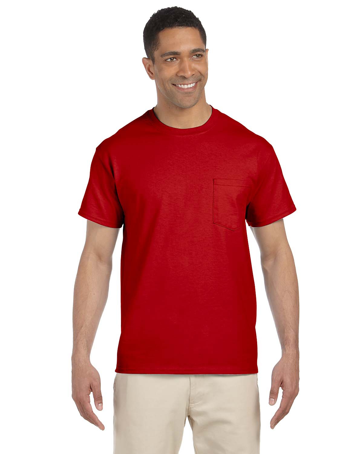 'Gildan G230 Adult Men's 6.0 oz Ultra Cotton Pocket T-Shirt'