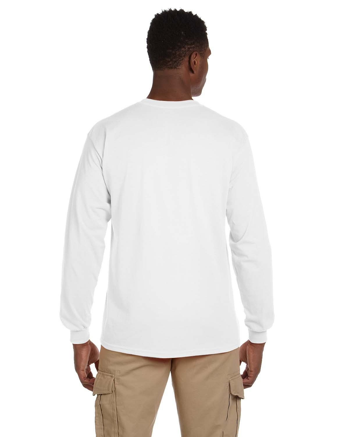 'Gildan G241 Adult Ultra Cotton Long Sleeve Pocket T-Shirt'
