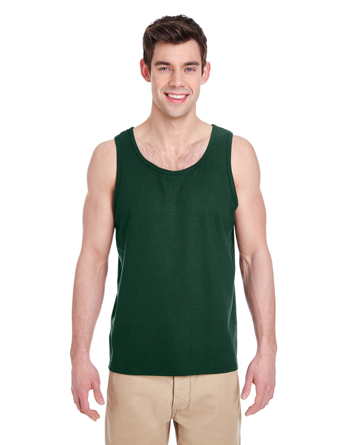 'Gildan G520 Adult Men's Heavy 100% Cotton Tank Top'