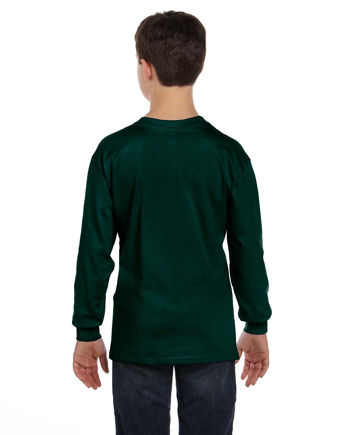 'Gildan G540B Youth Ribbed cuffs Long Sleeve T-Shirt'