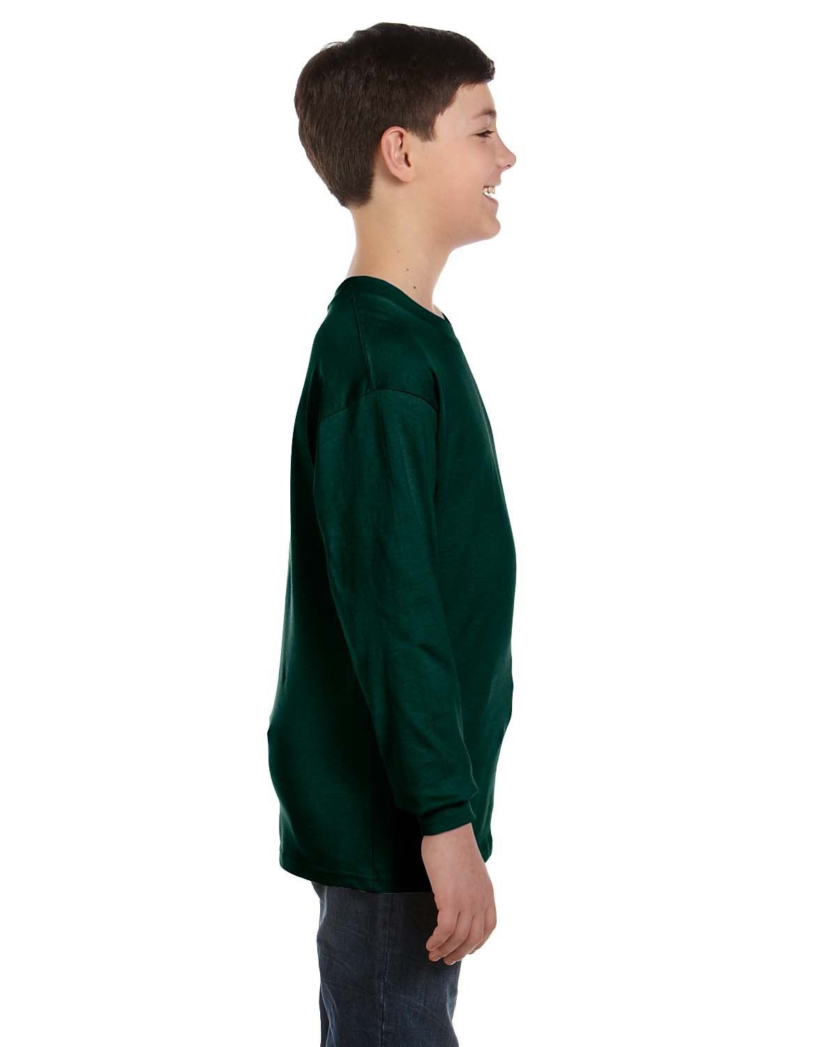 'Gildan G540B Youth Ribbed cuffs Long Sleeve T-Shirt'