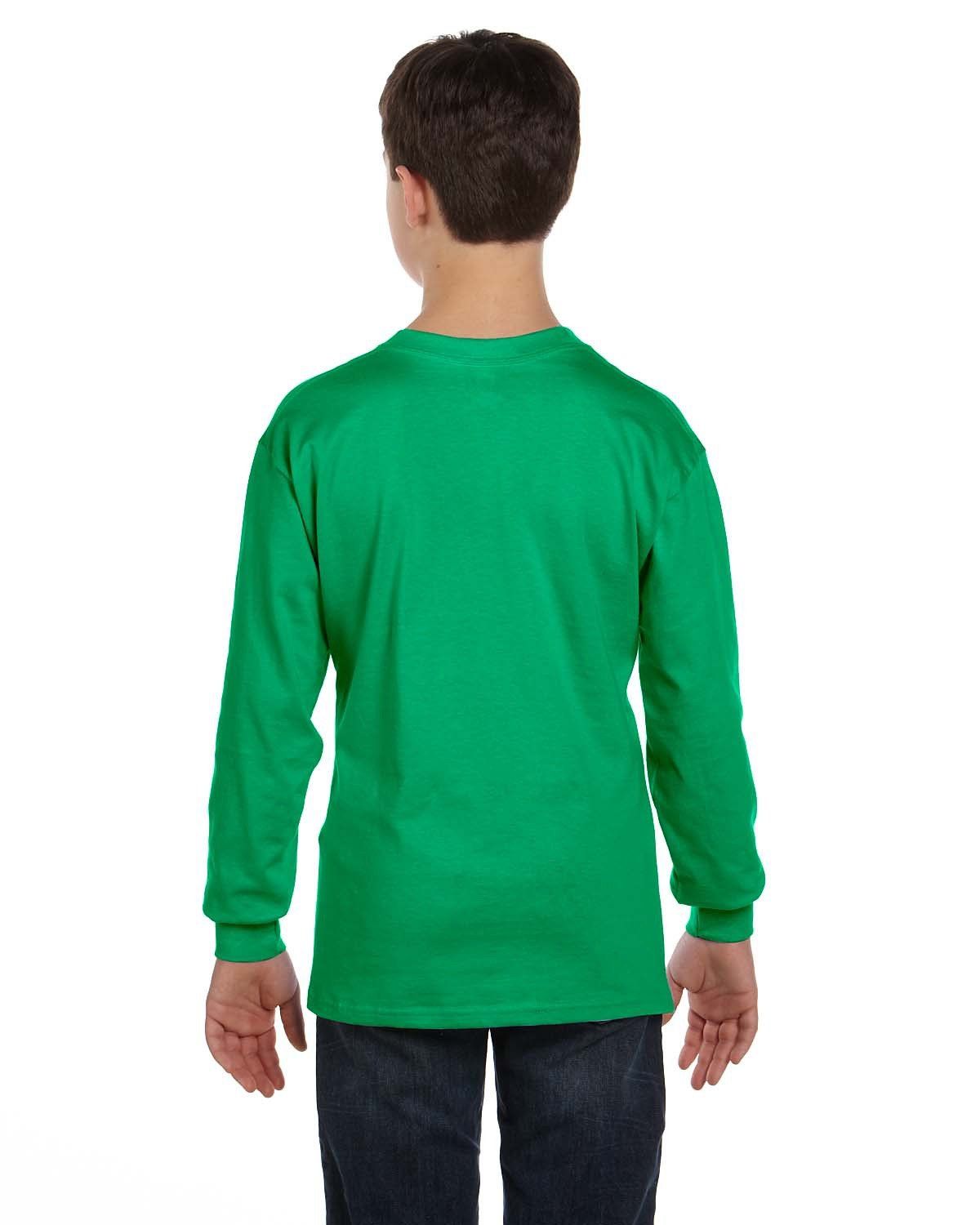 'Gildan G540B Youth Ribbed cuffs Long Sleeve T-Shirt'
