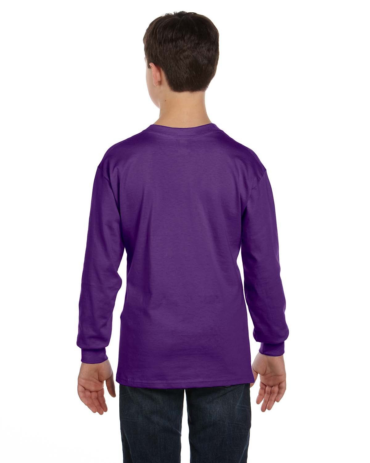 'Gildan G540B Youth Ribbed cuffs Long Sleeve T-Shirt'