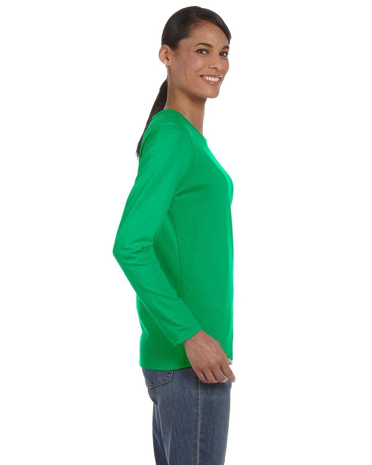 'Gildan G540L Ladies Heavy Cotton Missy Fit Long-Sleeve T-Shirt'