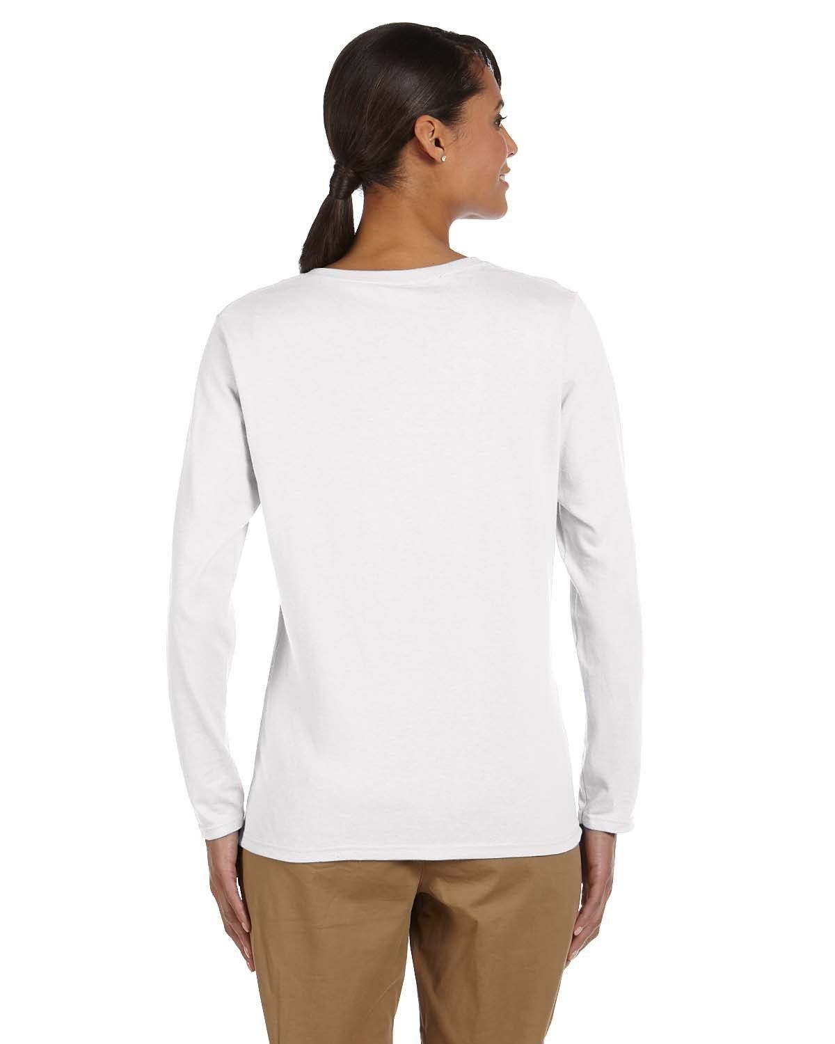 'Gildan G540L Ladies Heavy Cotton Missy Fit Long-Sleeve T-Shirt'