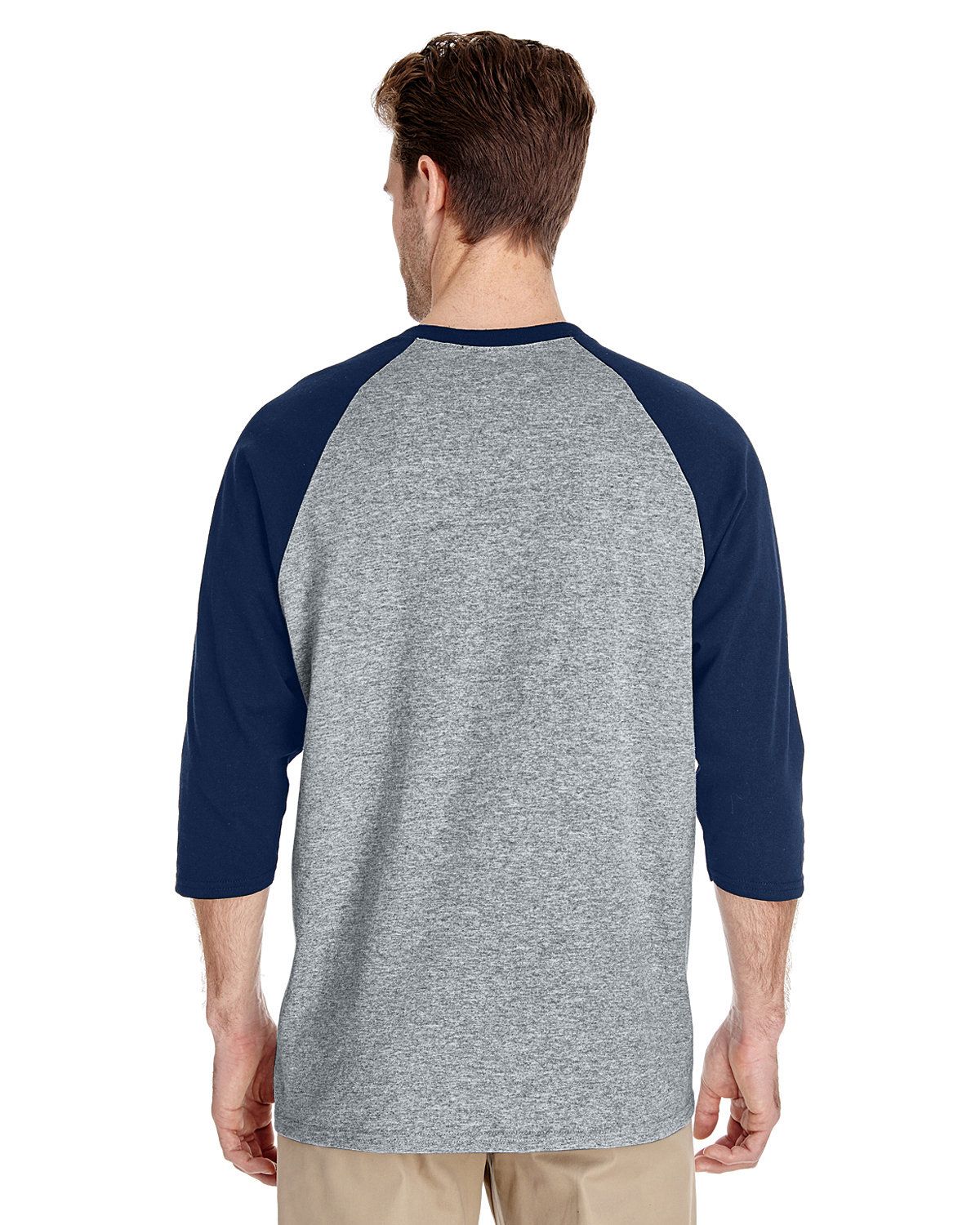 'Gildan G570 Adult Men's Heavy Cotton 3/4 Raglan Tee'