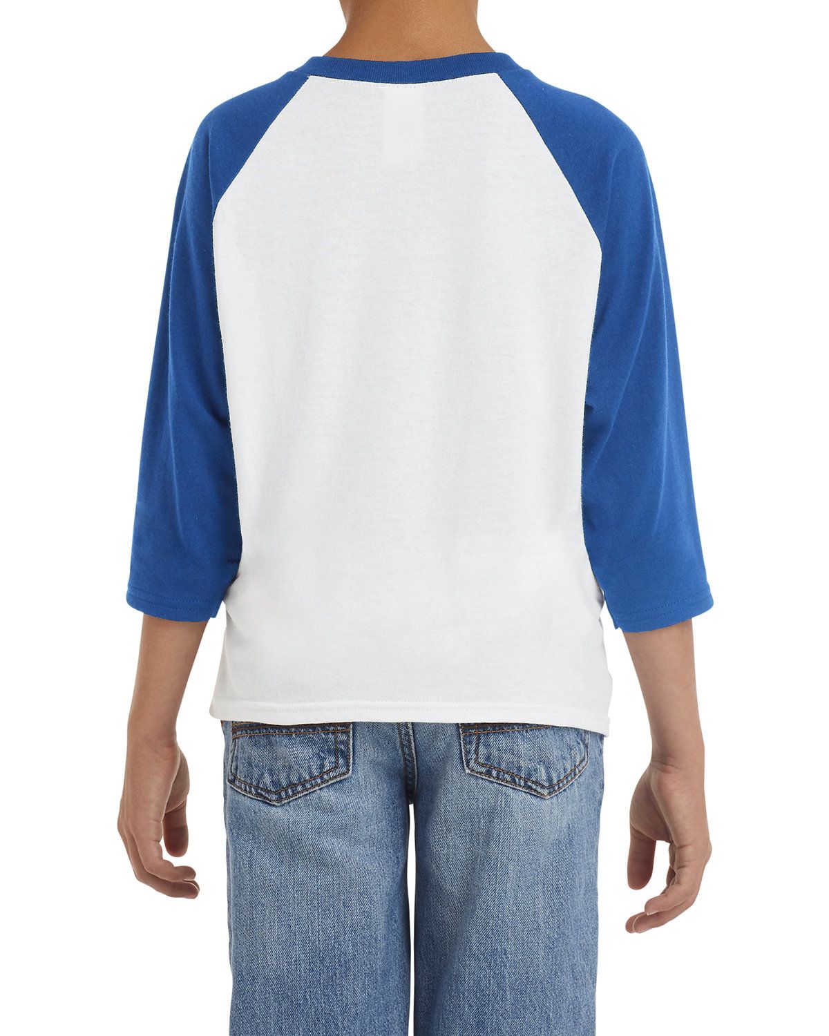 'Gildan G570B Youth 3/4-Raglan Sleeve T-Shirt'
