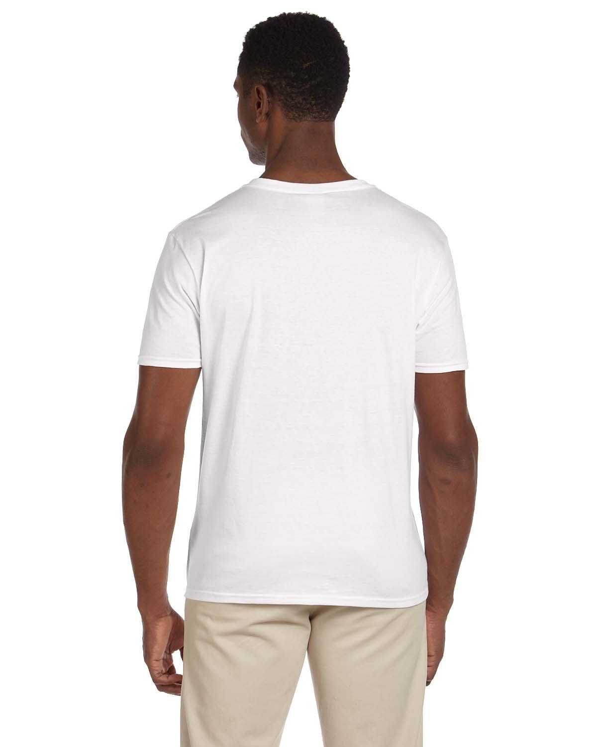 'Gildan G64V Adult Soft Style V-Neck T-Shirt'