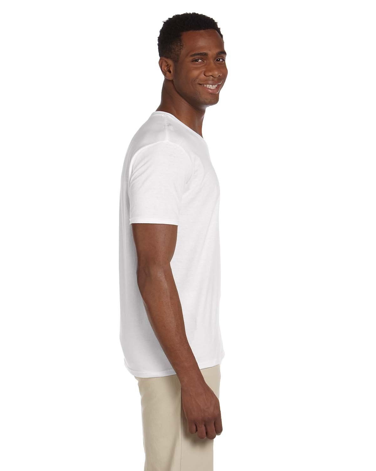 'Gildan G64V Adult Soft Style V-Neck T-Shirt'
