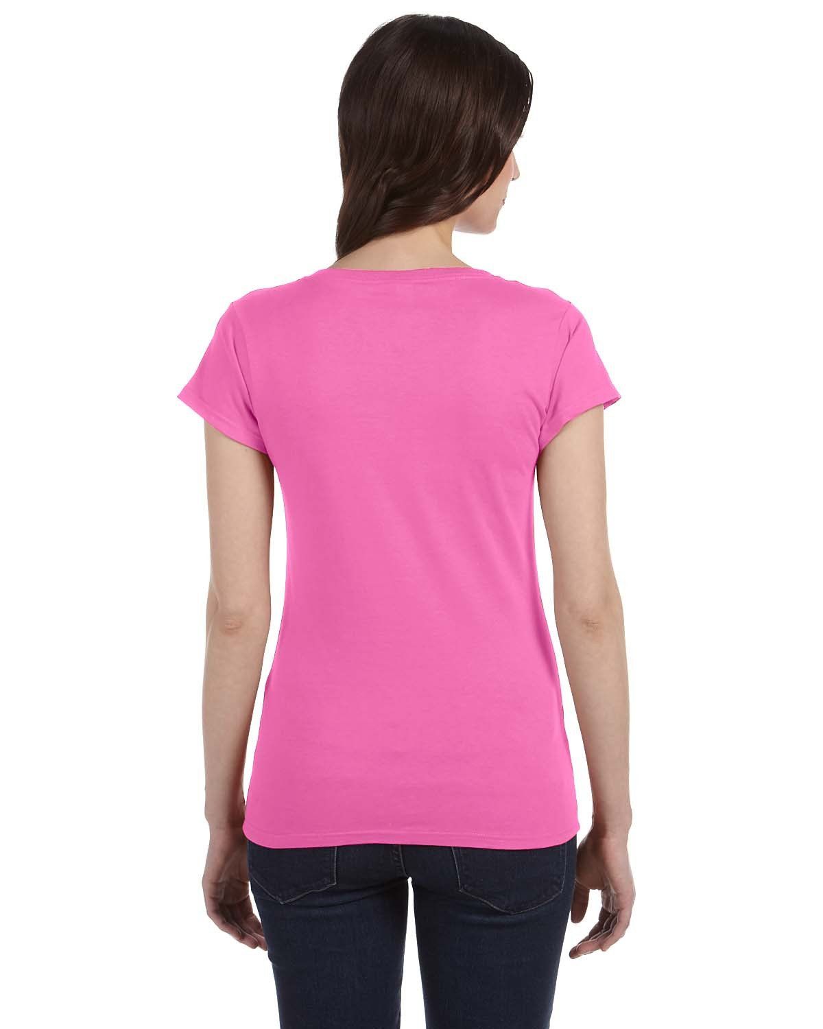 'Gildan G64VL Ladies' SoftStyle Fitted V-Neck T-Shirt'