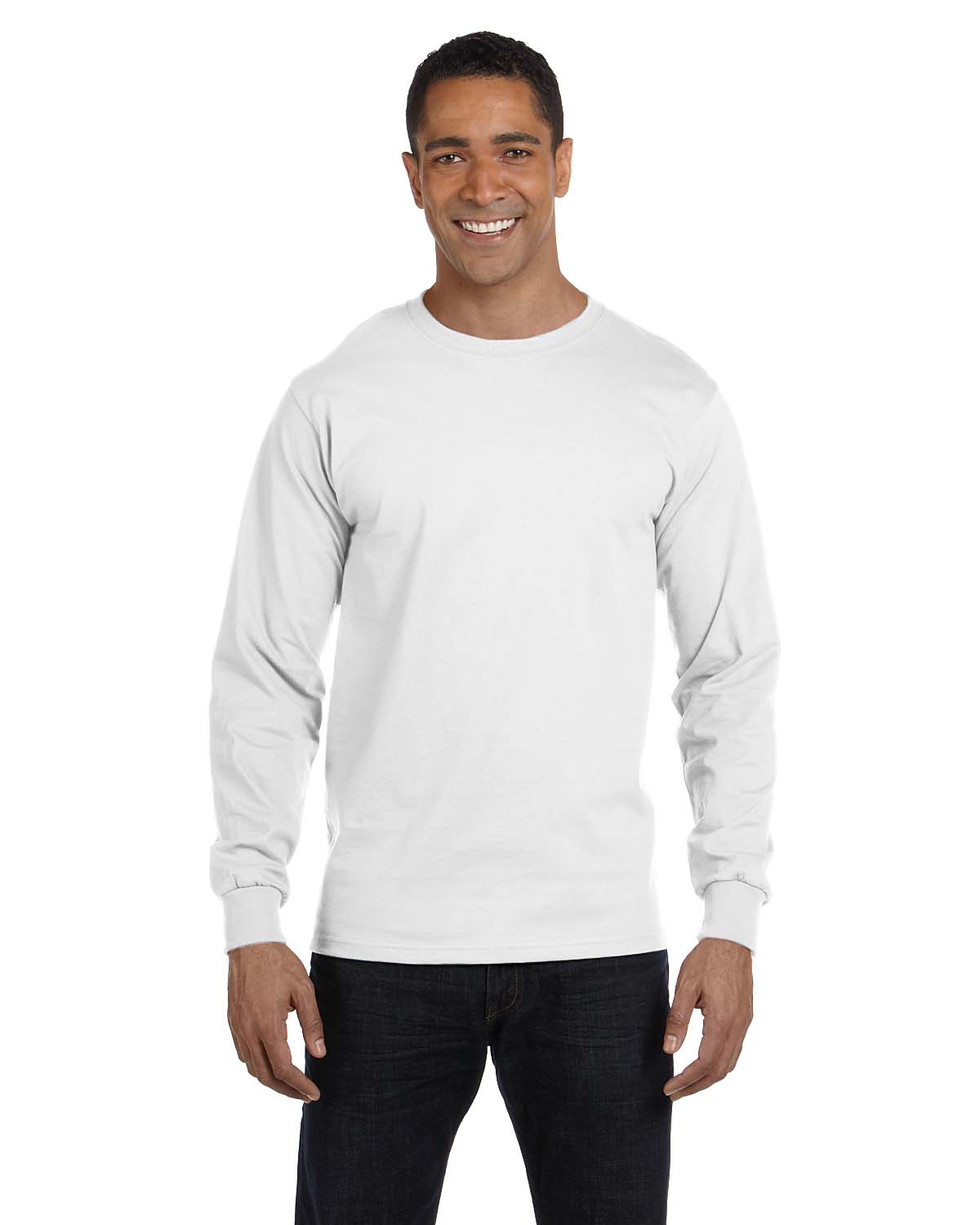 'Gildan G840 Adult Long Sleeve Cotton Polyester T-Shirt'