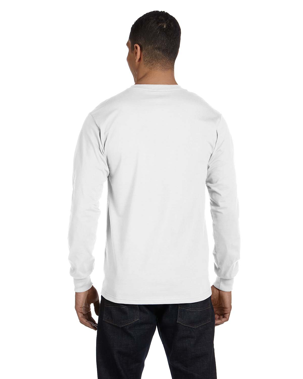 'Gildan G840 Adult Long Sleeve Cotton Polyester T-Shirt'