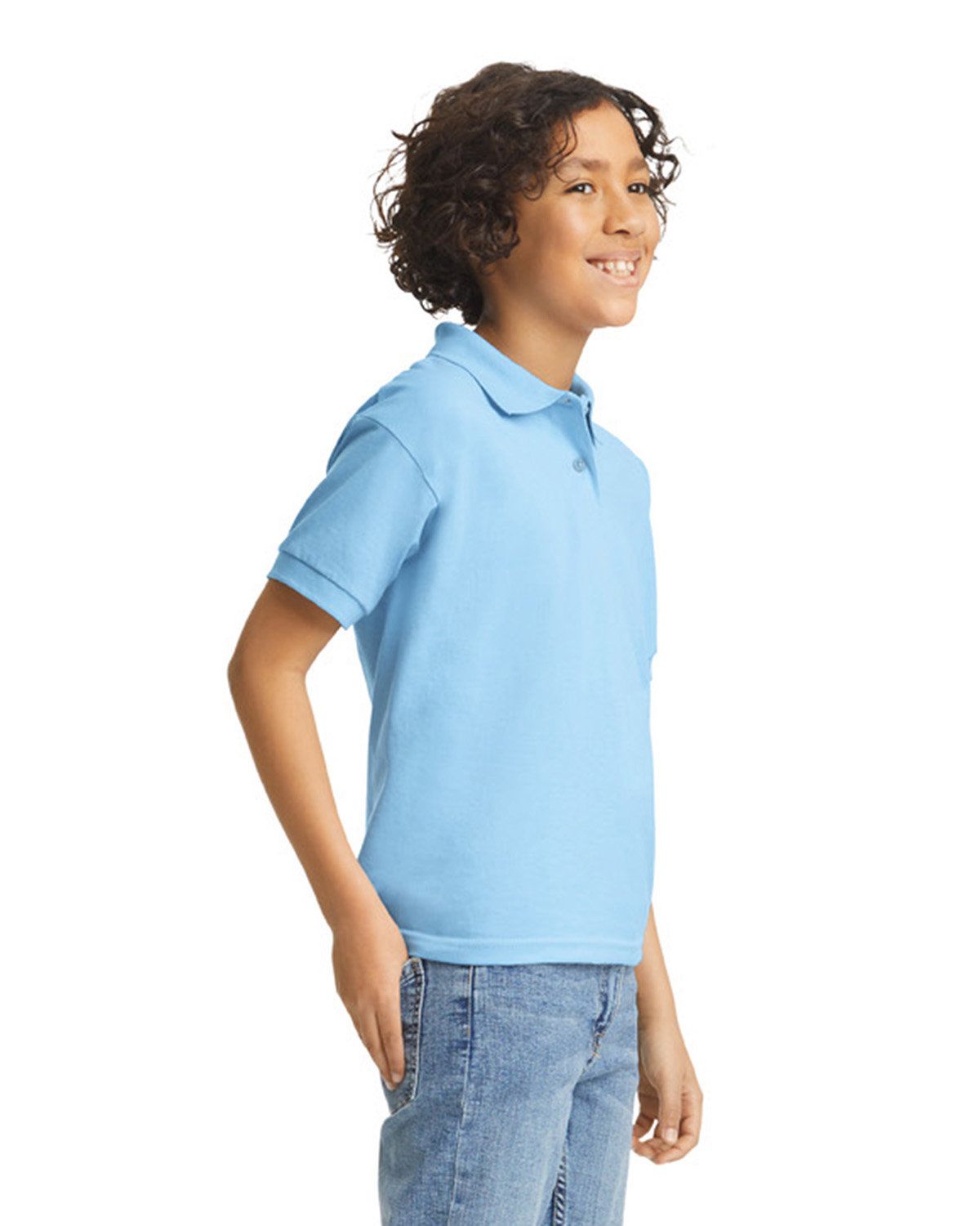 'Gildan G880B Youth 50/50 Jersey Polo'