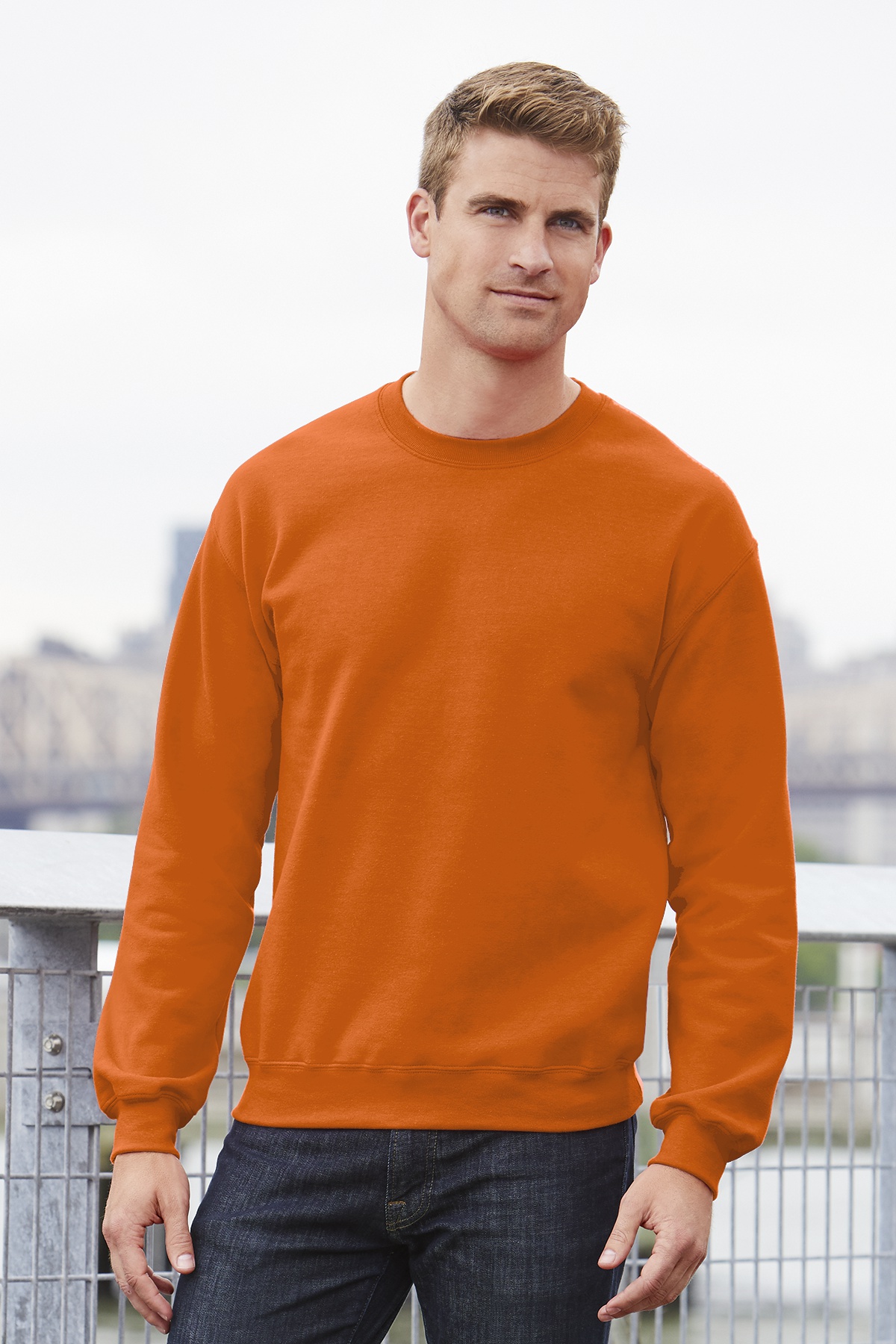 Gildan Men's Heavy Blend Fleece Crewneck Sweatshirt, up to Size