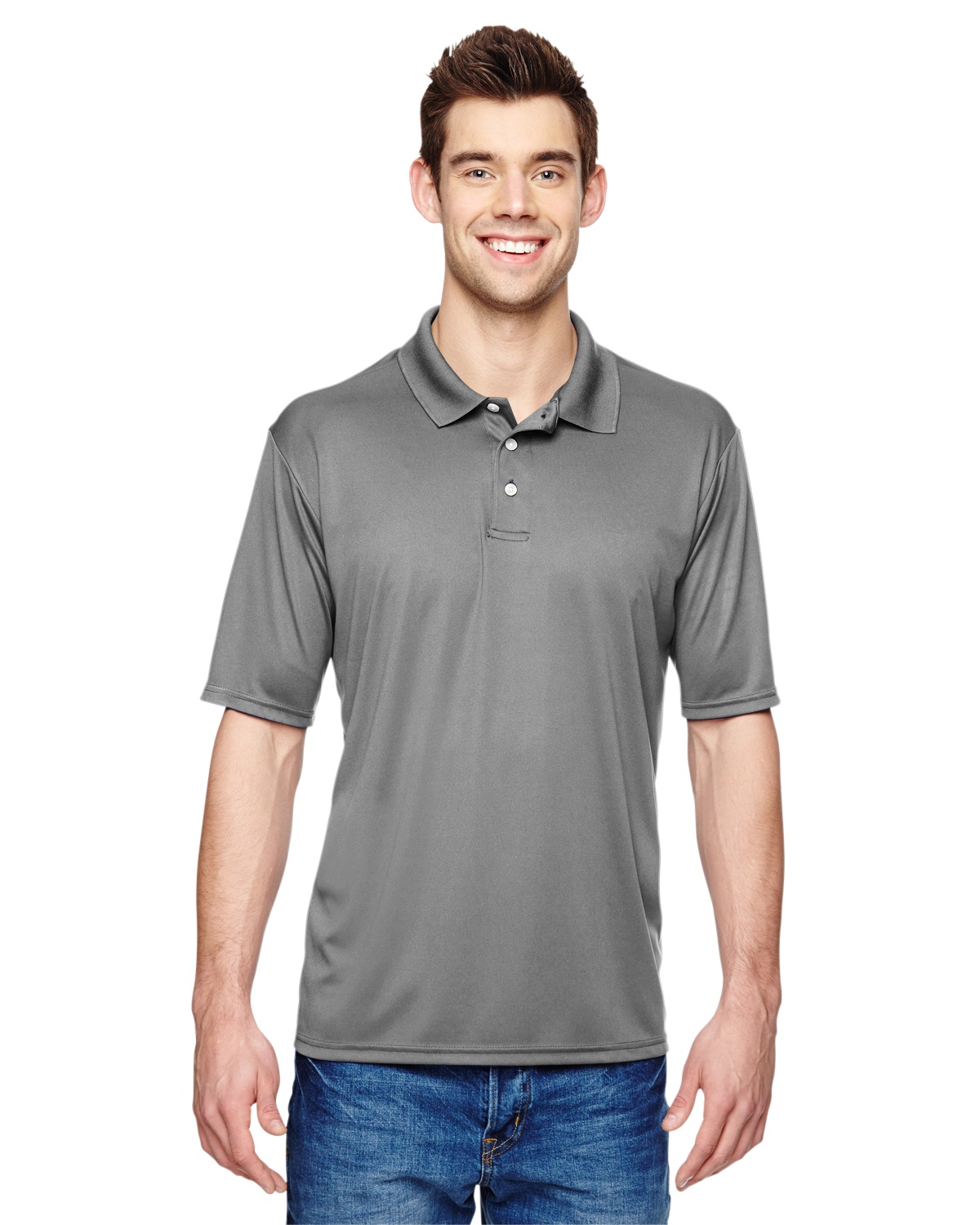 'Hanes 4800 Men's Cool Dri Polo'