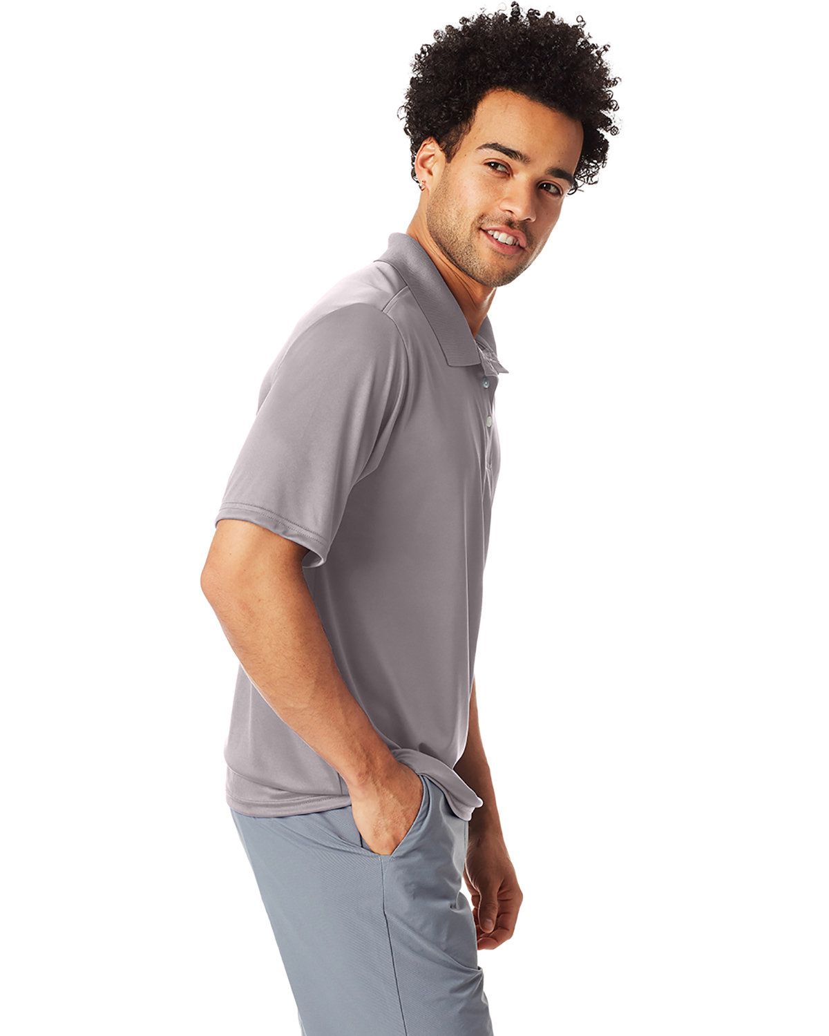 'Hanes 4800 Men's Cool Dri Polo'