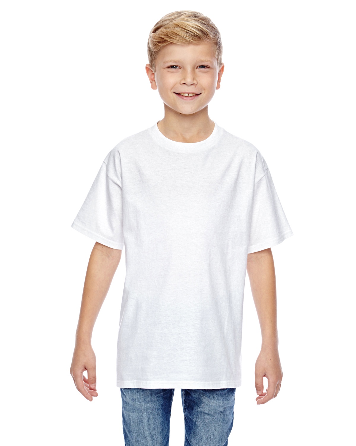 Hanes 498Y Kids' Nano-T T-Shirt-Veetrends.com