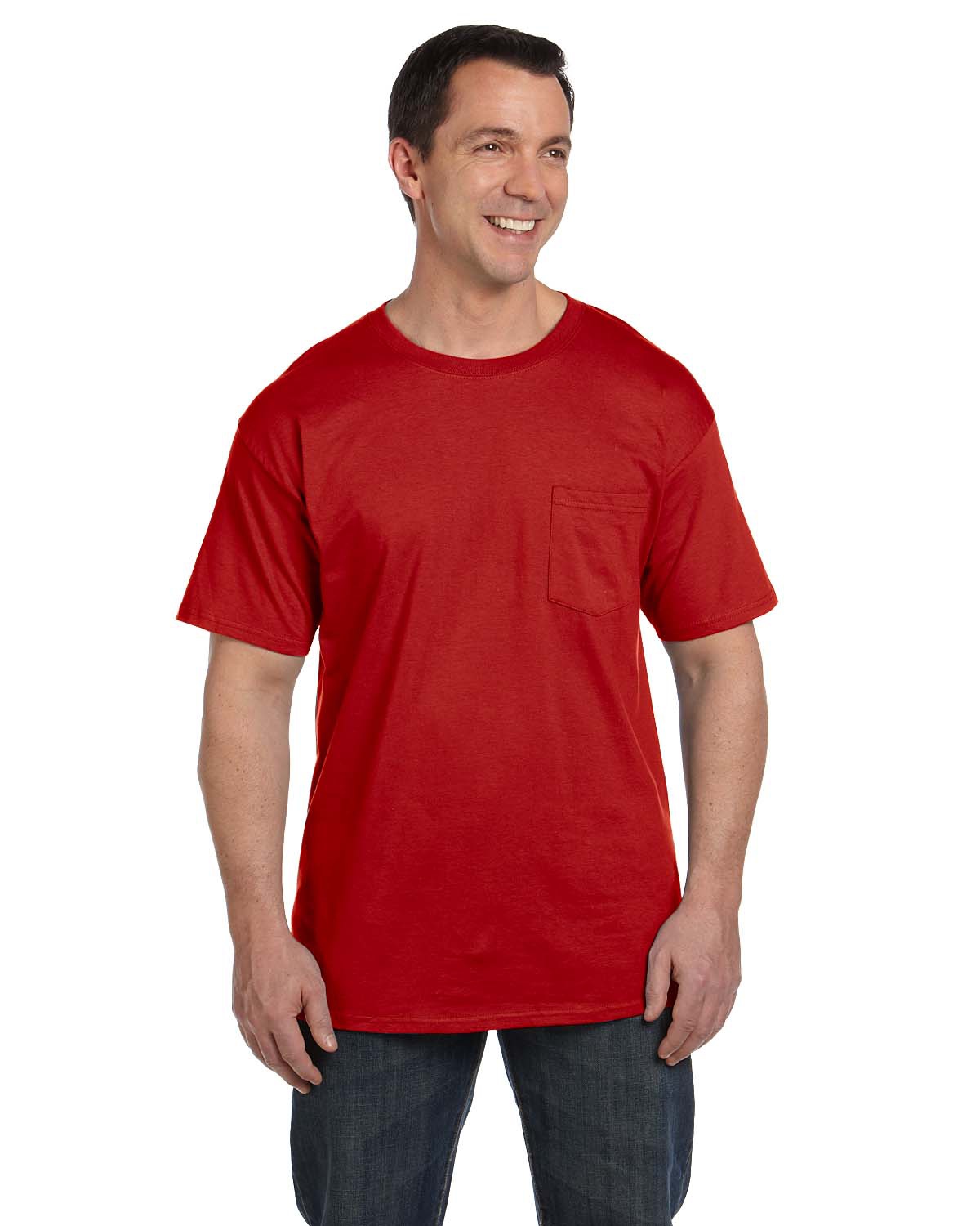 'Hanes 5190P Men's Beefy T-Shirt with Pocket'