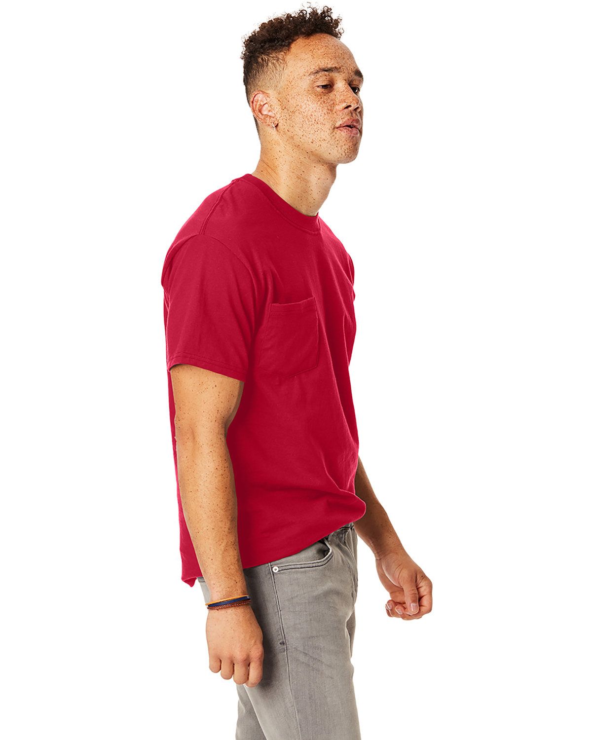 'Hanes 5190P Men's Beefy T-Shirt with Pocket'