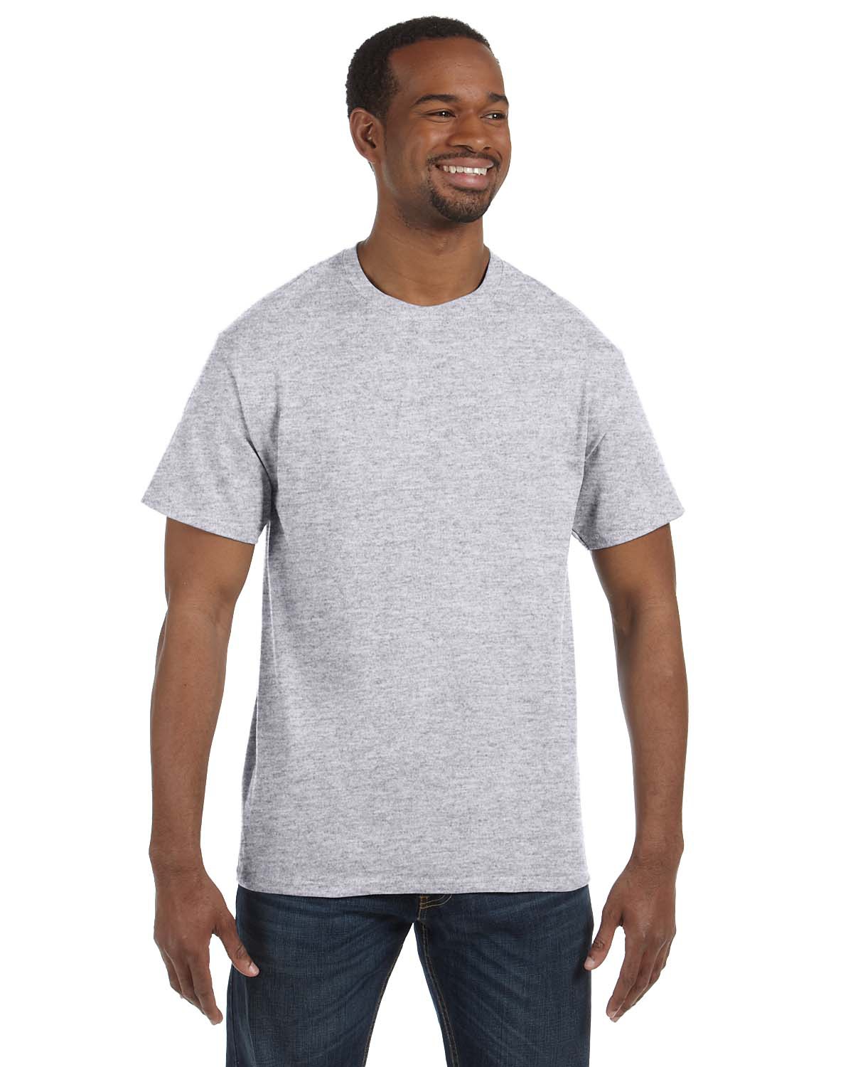 'Hanes 5250 Men's Tagless Shoulder-to-Shoulder Taping T-Shirt'