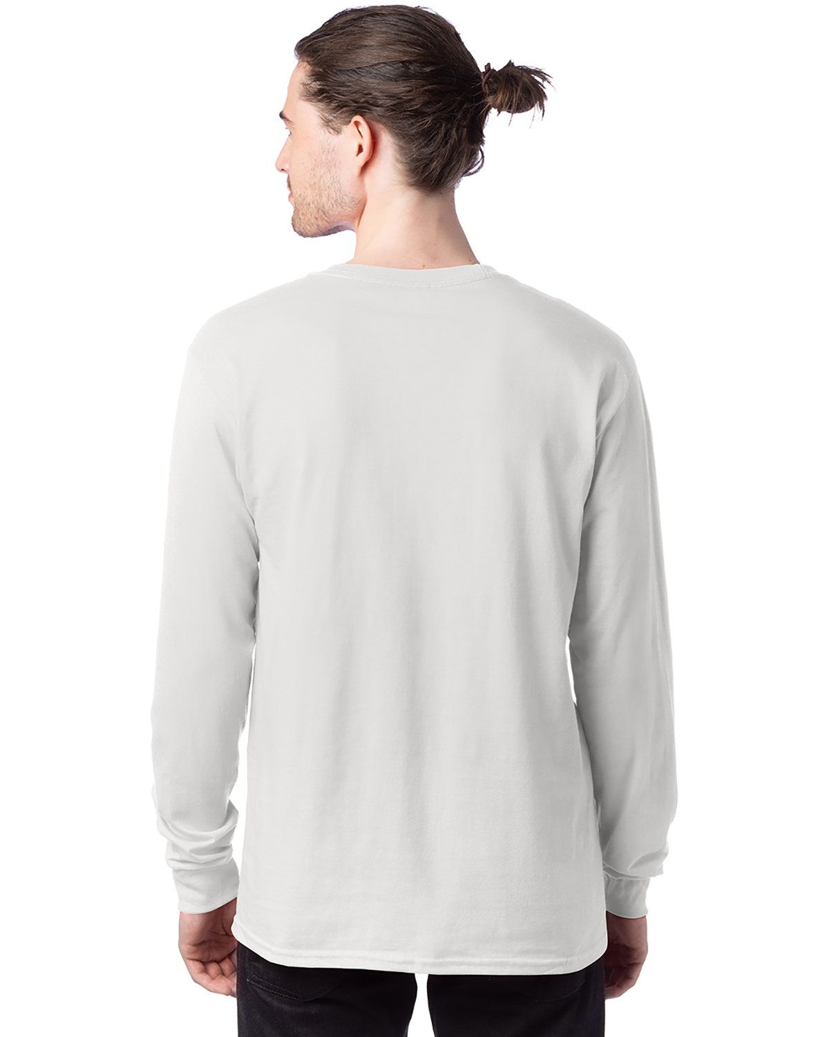 White Hanes® ComfortSoft 100% Cotton T-Shirt-Blank