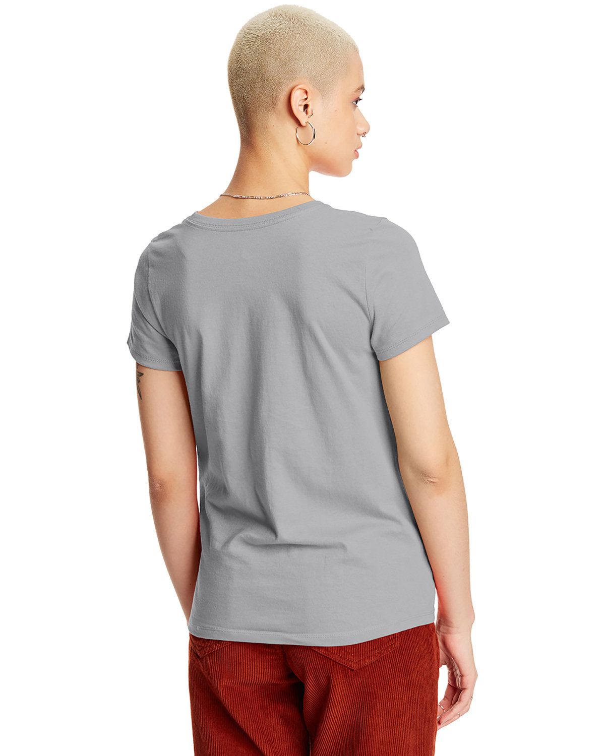 'Hanes 5680 Ladies Tagless Short Sleeve T-Shirt'