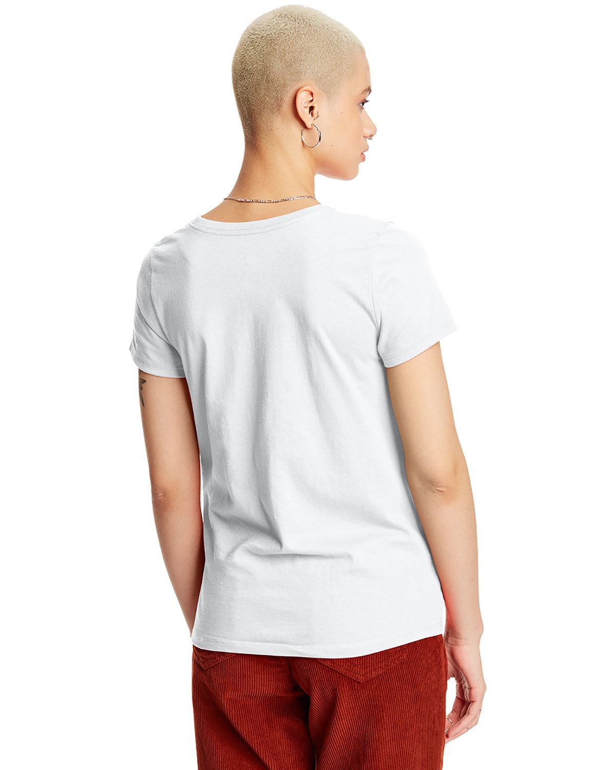 'Hanes 5680 Ladies Tagless Short Sleeve T-Shirt'