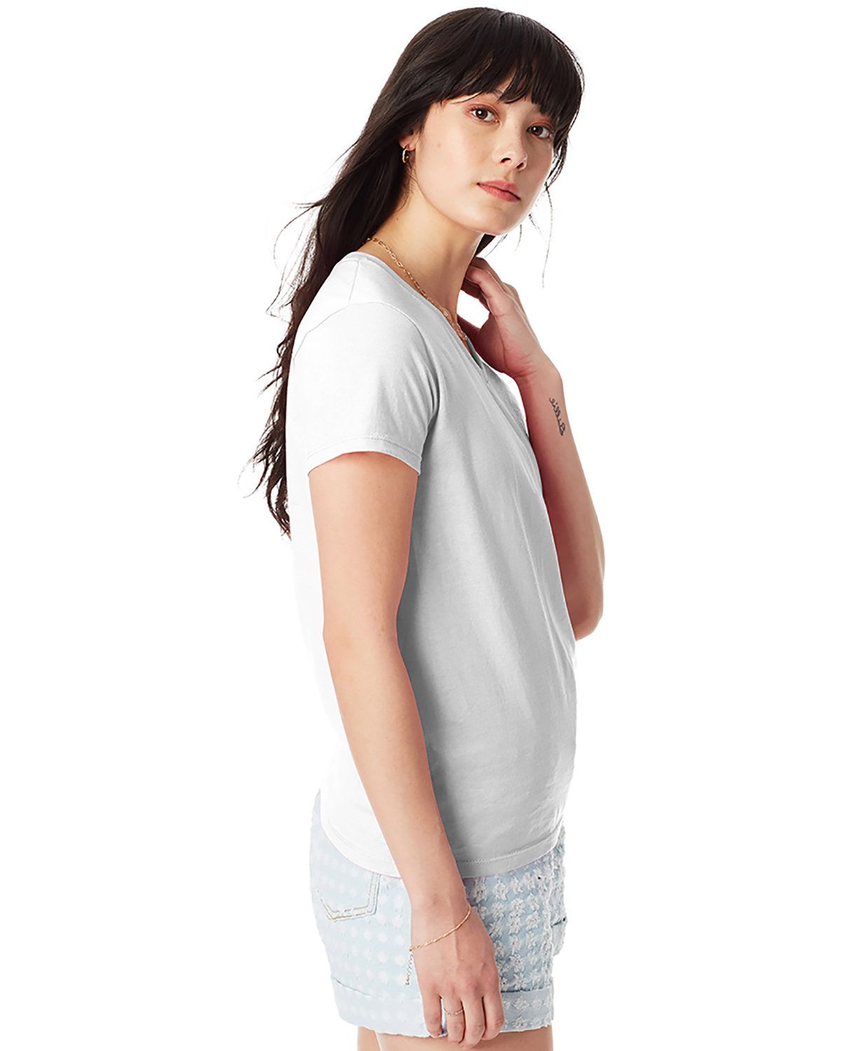 'Hanes 5780 Ladies Tagless V-Neck Comfortsoft T-Shirt '