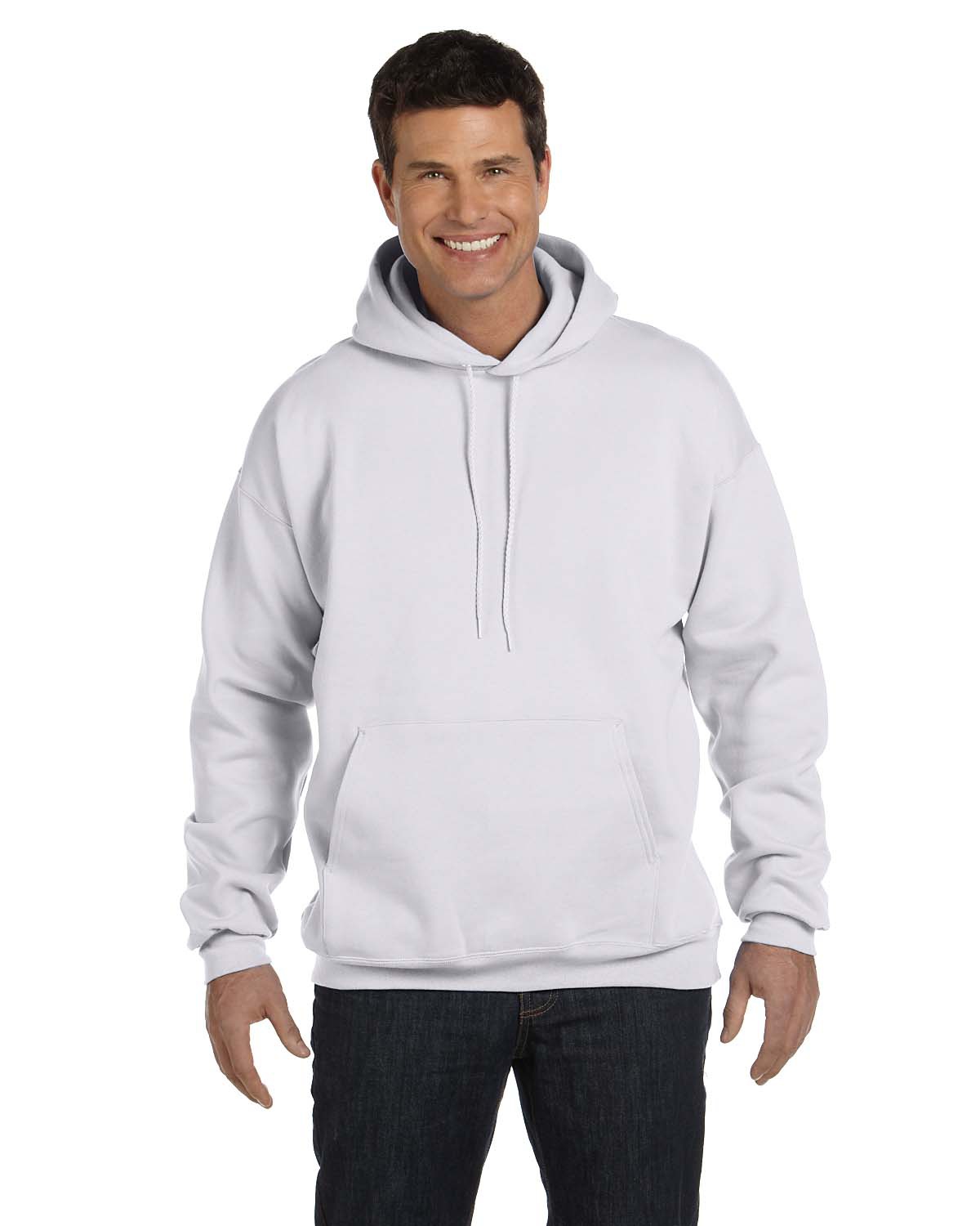 Hanes F170 Adult Ultimate Cotton Pullover Hood-Veetrends.com