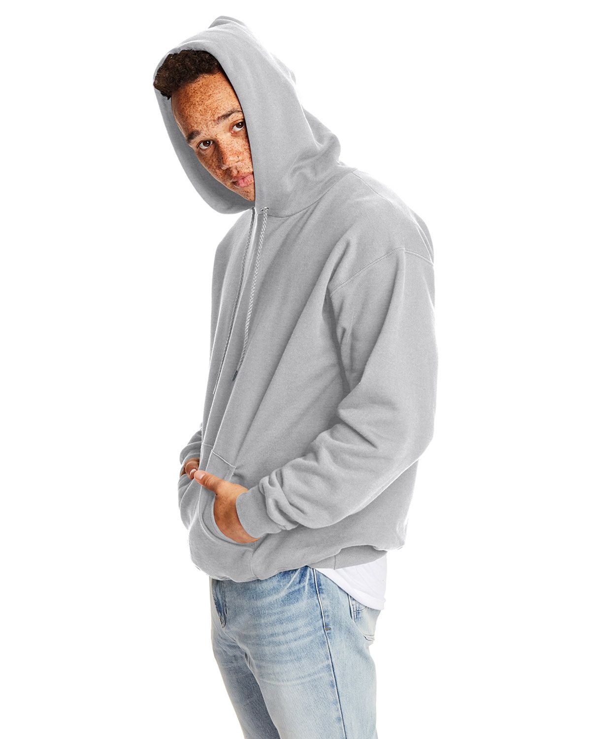 'Hanes F170 Adult 9.7 oz. Ultimate Cotton 90/10 Pullover Hooded Sweatshirt'