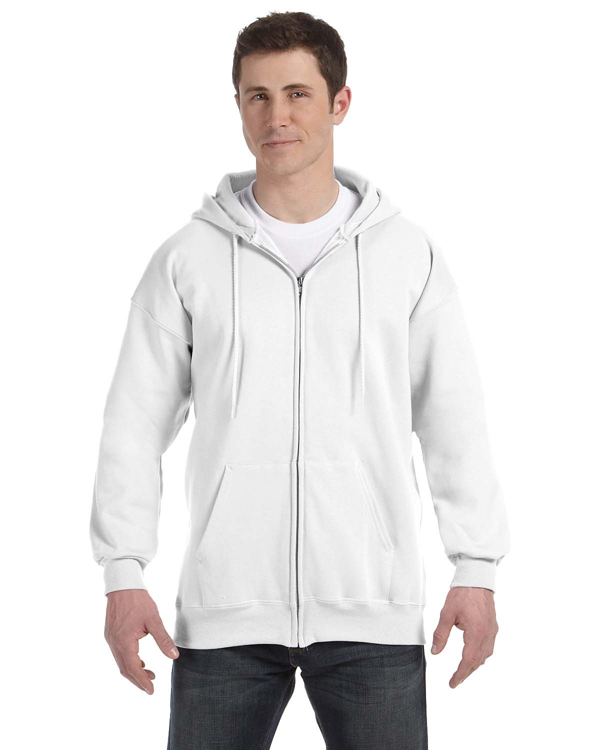 'Hanes F280 Adult Ultimate Full Zip Hooded Sweatshirts'