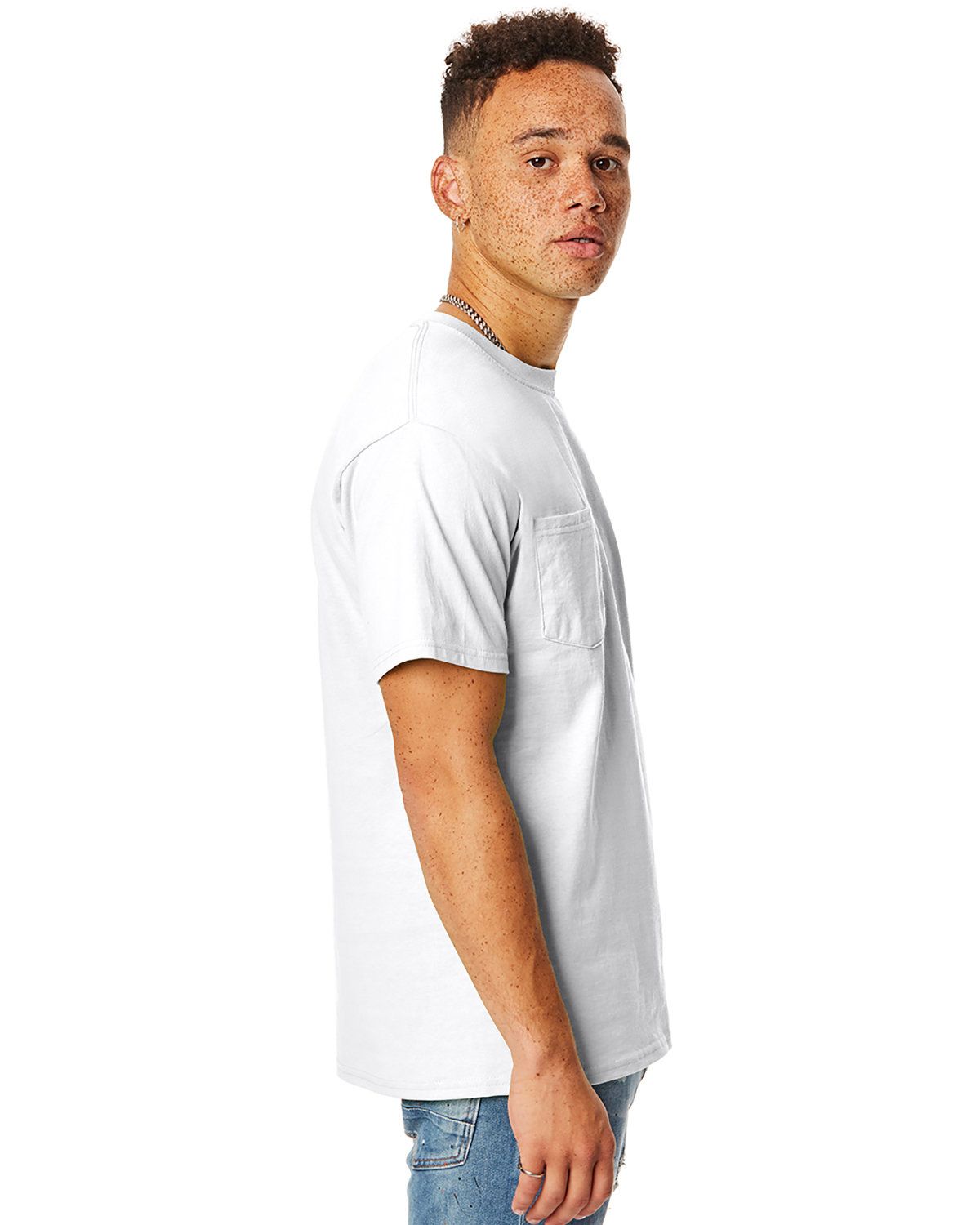 'Hanes H5590 Men's Tagless Pocket T-Shirt'