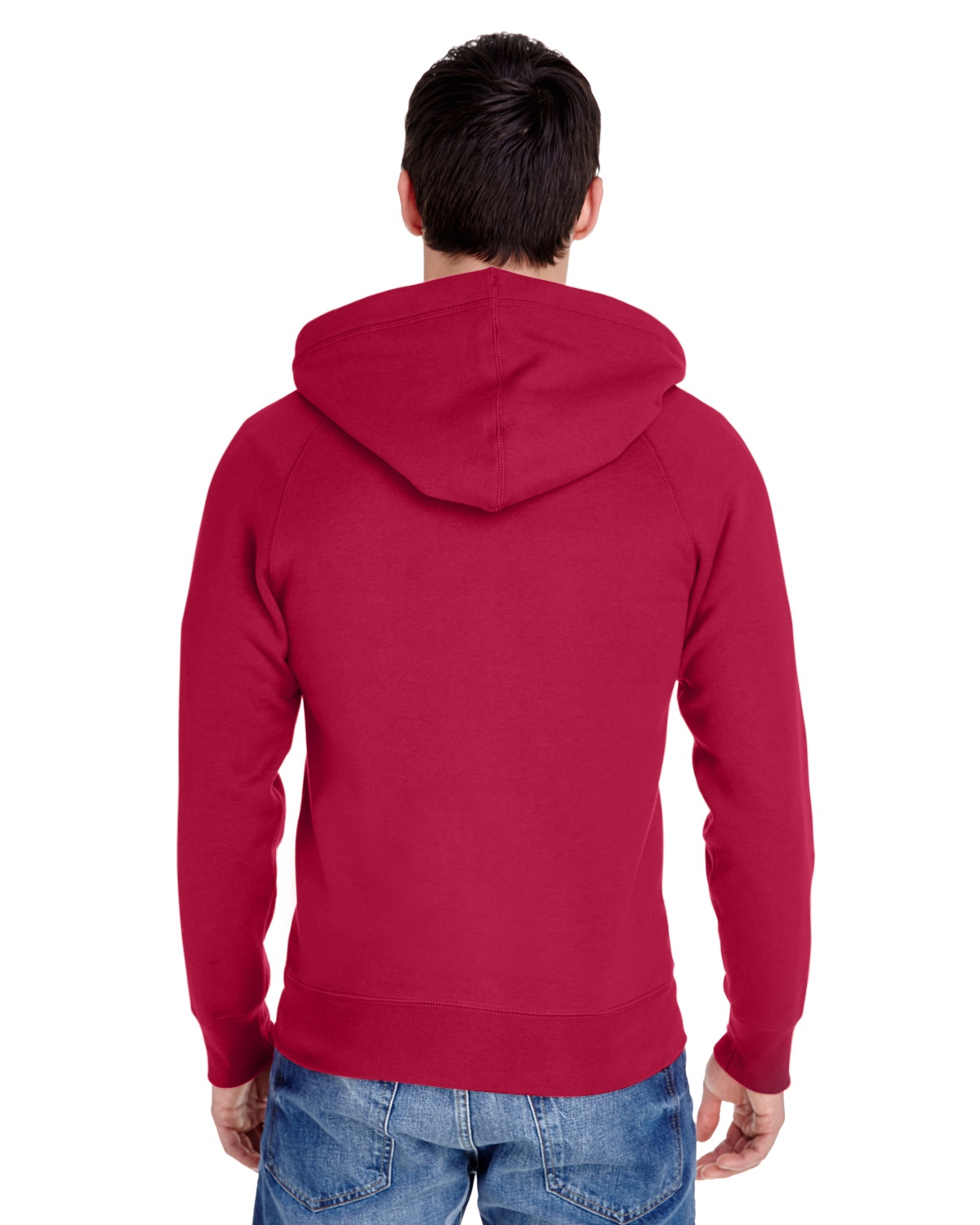 'Hanes N280 Men's Nano Full Zip Hooded Sweatshirt'