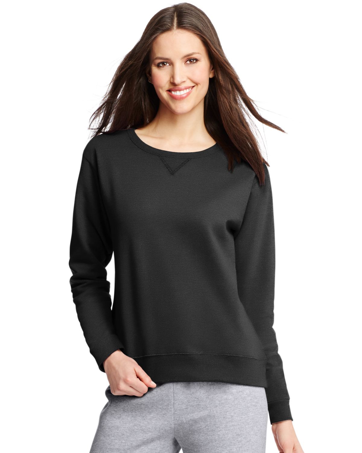 womens hanes sweatshirt