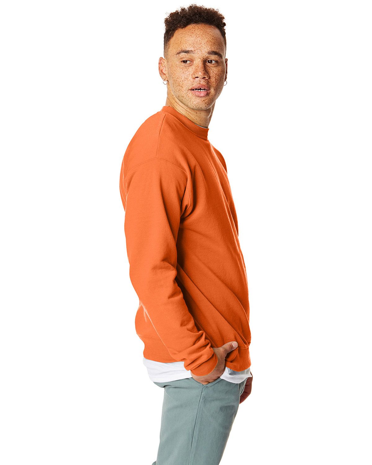 'Hanes P160 Men's EcoSmart Crew Sweatshirt'