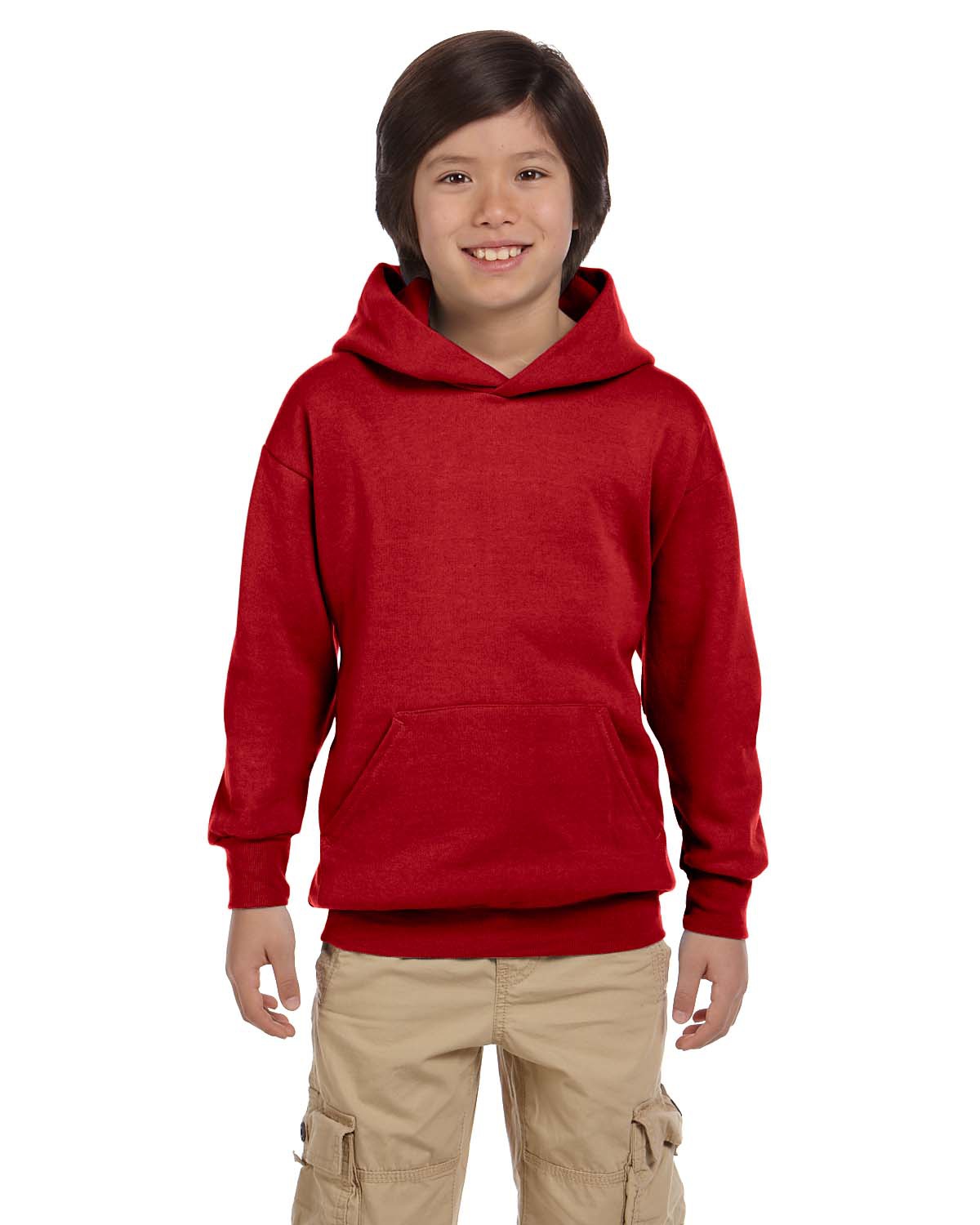 'Hanes P473 Youth ComfortBlend Pullover Hooded Sweatshirt'