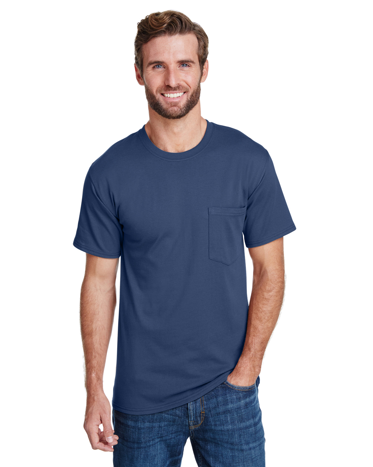 'Hanes W110 Men's Workwear Pocket T-Shirt'