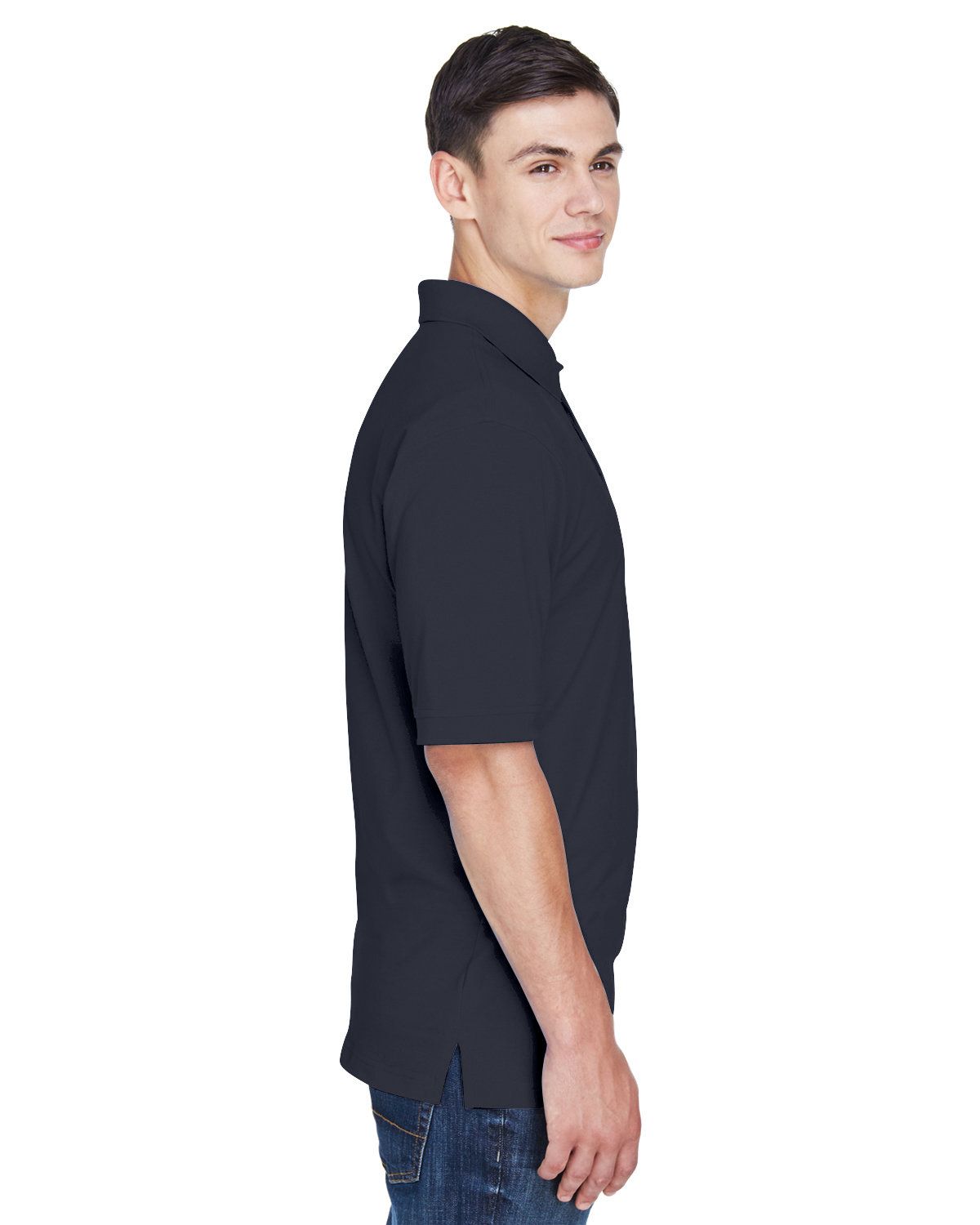 'Harriton M265T Tall Men's Easy Blend Polo'
