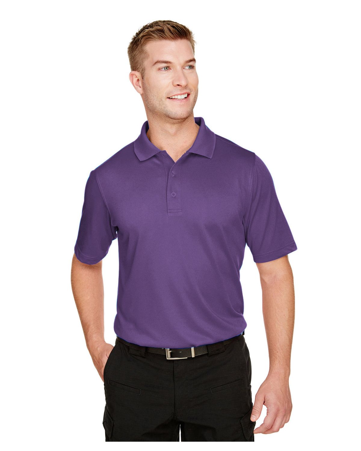 'Harriton M348 Men's Advantage Snag Protection Plus IL Polo'