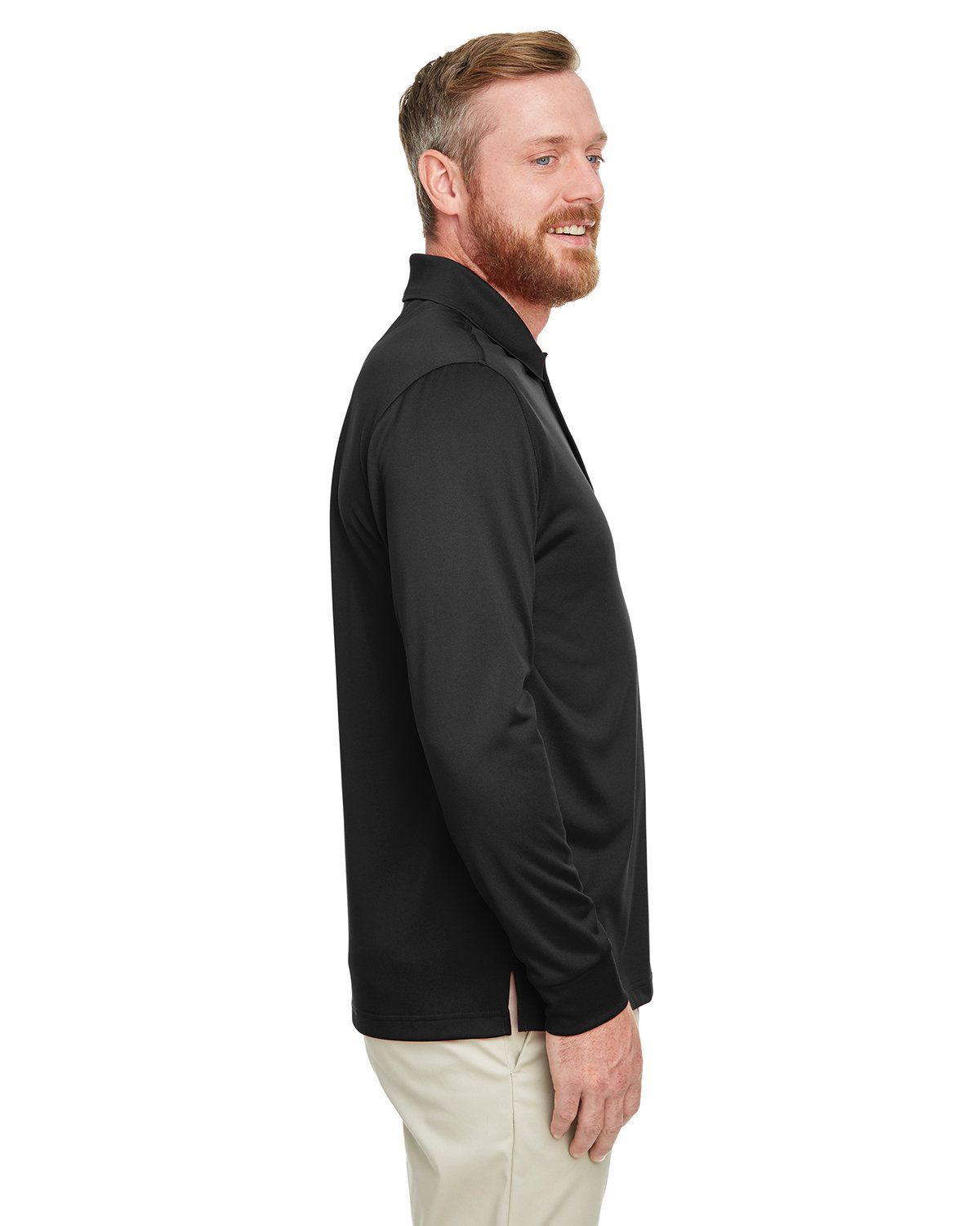 'Harriton M348LT Men's Tall Advantage Long Sleeve Snag Protection Plus IL Polo'