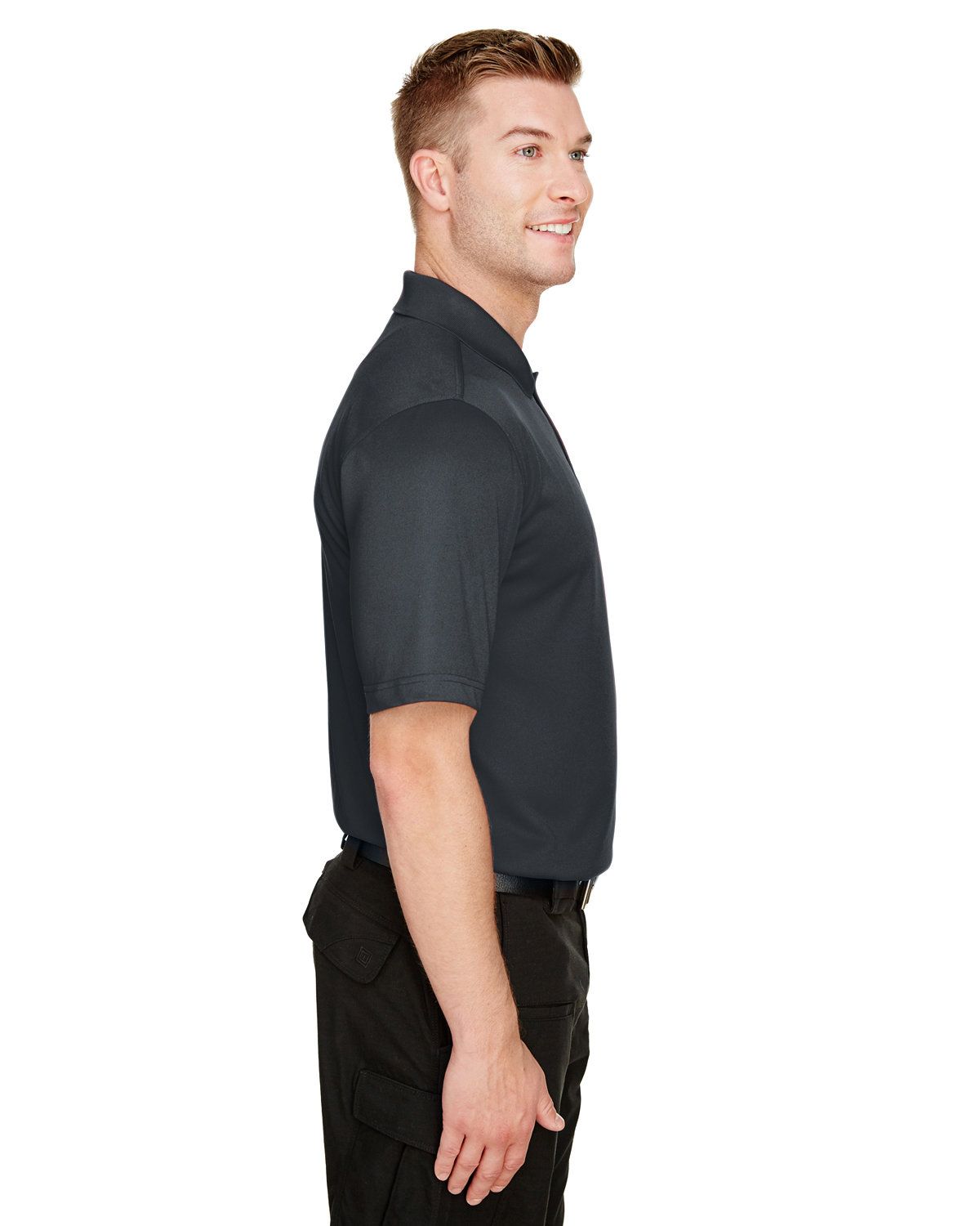 'Harriton M348T Men's Tall Advantage Snag Protection Plus IL Polo'