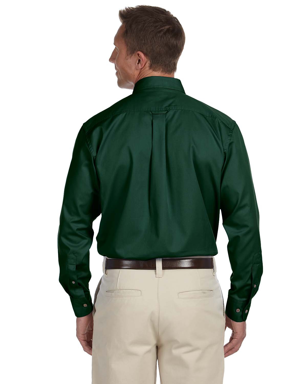 Highisa Mens Basic Cotton Autumn Flannel Lattice Detail Pockets Shirt 