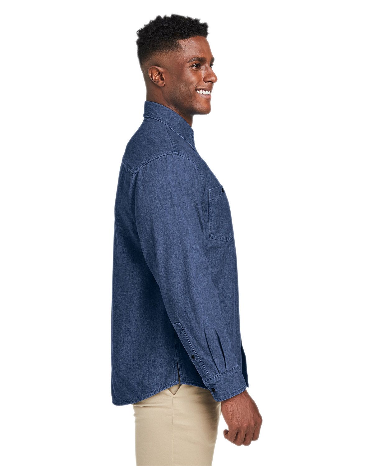 'Harriton M540 Men's Denim Shirt Jacket'